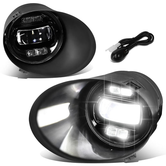2007-2014 Toyota Tundra LED Fog Lights - Clear (Steel Bumper)