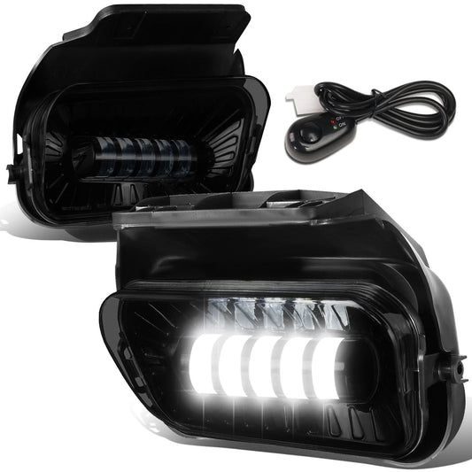2003-2007 Chevrolet Silverado / Avalanche LED Projector Fog Lights - Smoke