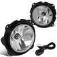 2007-2012 Ford Escape Fog Lights with Switch - Chrome/Clear