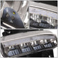 2019-2022 RAM 1500 LED DRL Fog Lights Chrome Clear
