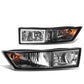 07-14 Cadillac Escalade Fog Lights with Switch and Bezel Chrome/Clear