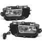 2014-2015 Chevrolet Silverado Fog Lights with Switch Chrome Clear