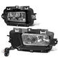2014-2015 Chevrolet Silverado Fog Lights with Switch Chrome Clear