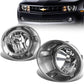 2010-2013 Chevrolet Camaro Fog Lights with Bezel - Chrome/Clear