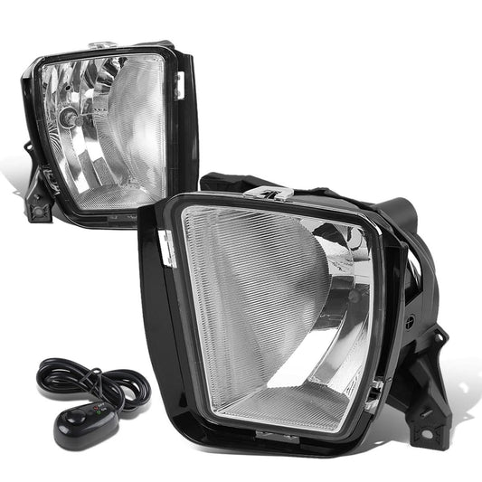 2013-2018 Ram 1500 Fog Lights with Switch - Chrome/Clear