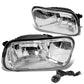 09-12 Dodge Ram 1500/2500/3500 Fog Lights with Switch H10 Chrome
