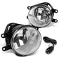 12-18 Toyota Multi-Model Fog Lights with Switch H16 Chrome/Clear