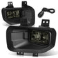 2015-2017 Ford F-150 Fog Lights with Switch and Bezel - Smoke