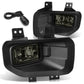 2015-2017 Ford F-150 Fog Lights with Switch and Bezel - Smoke