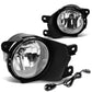 08-17 Toyota Sequoia Fog Lights with Switch H10 Bulb Chrome Clear