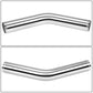 Universal Intercooler Piping Kit 8pc 2.50" Aluminum Steel Silicone
