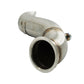 B Series Tear Drop Hood Exit Up Pipe Dump Tube For Top Mount Turbo Manifold Outlet