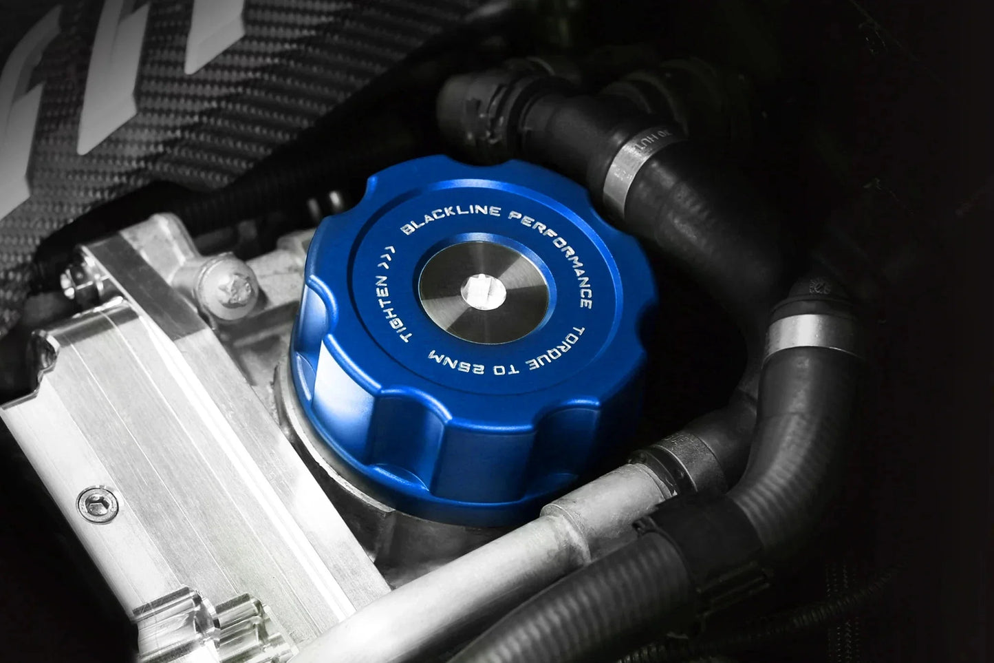 Goldenwrench Blackline Performance BMW M Car F-Chassis Oil Filter Housing Cap