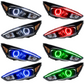Ford Focus RS/ST Flow Series/Color Chasing DRL + Halo (2015-2017)
