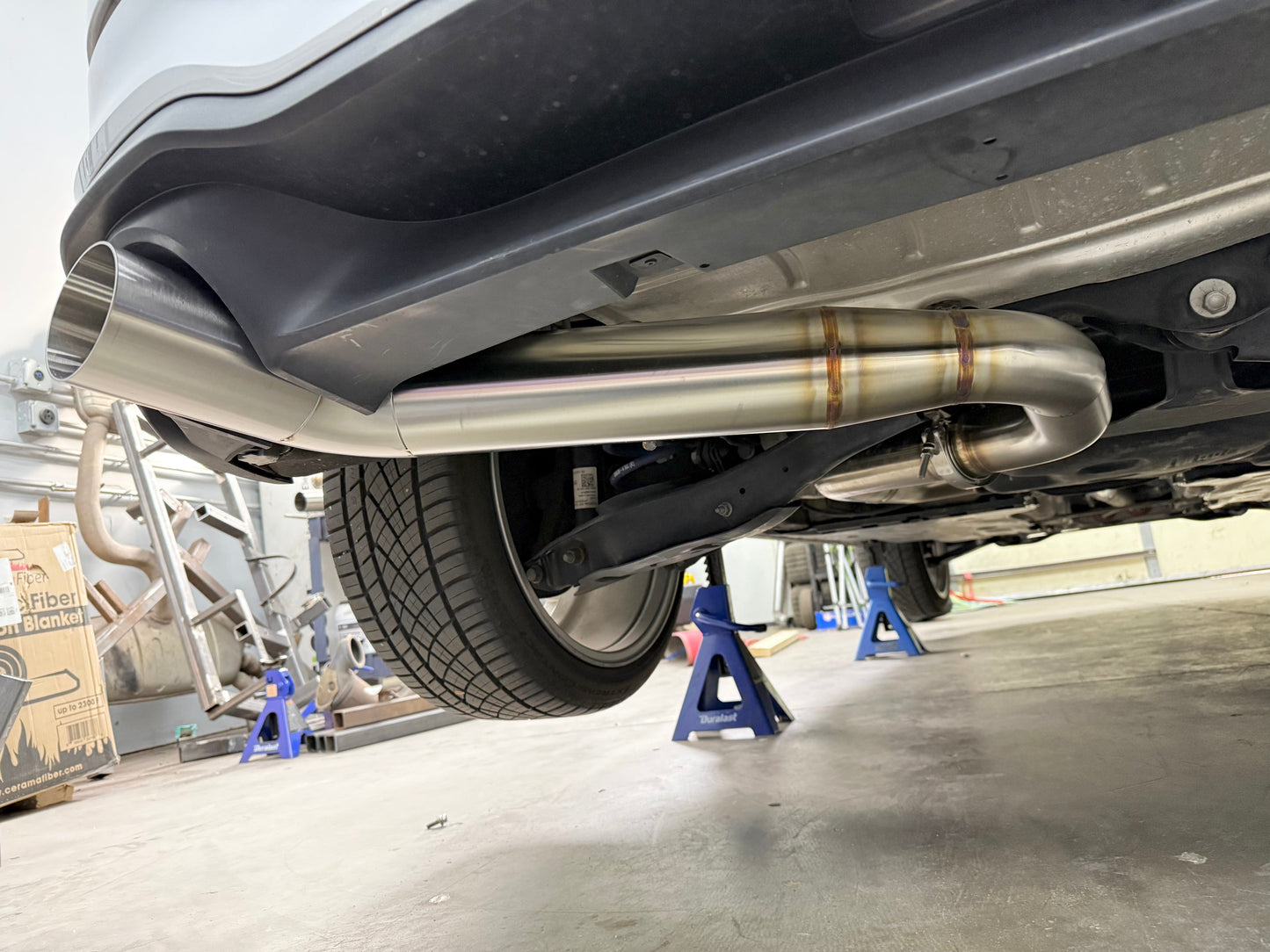 CCdesign **MK8** VW Golf GTI 3" Single Exit Catback Exhaust (Driver Side)