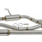Blox CatBack Exhaust System Fully Polished | Fits 01 + Honda Civic EX Coupe