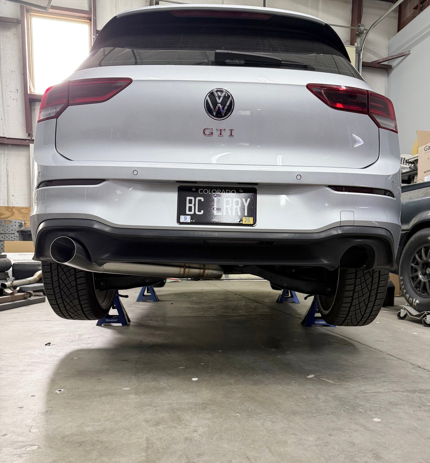 CCdesign **MK8** VW Golf GTI 3.5" Single Exit Catback Exhaust (Driver Side)
