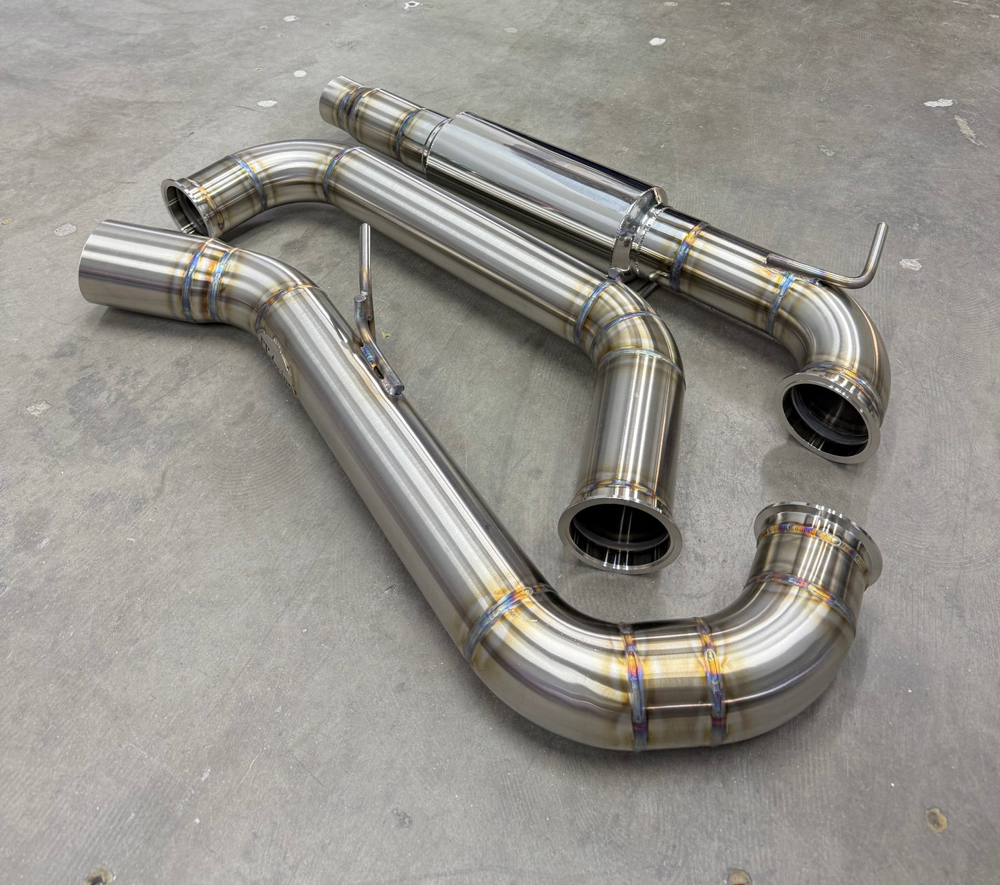CCdesign **MK7** VW Golf GTI 3.5" Single Exit Catback Exhaust (Driver Side)