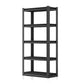 35.4" W x 15.7" D x 72" H Steel Garage Shelves Powdercoated Black