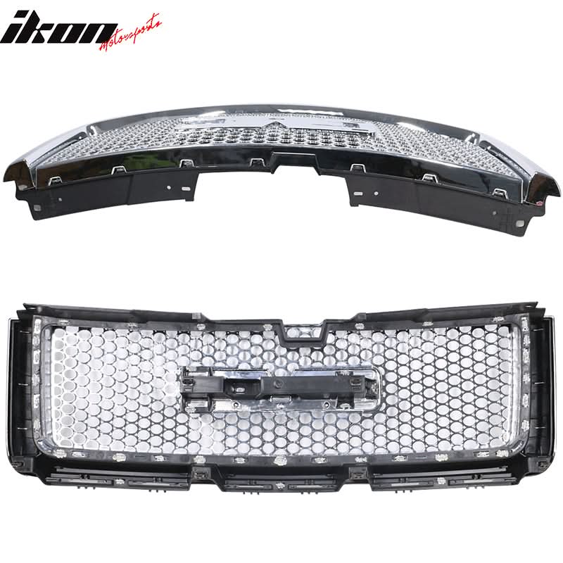 2007-2013 GMC Sierra 1500 Denali Front Bumper Upper + Grille Guards