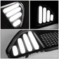 2015-2017 Ford Mustang Badgeless Honeycomb Mesh Grille - Black
