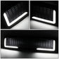 94-02 Dodge Ram Honeycomb Mesh Grille w/ LED DRL Lights - Matte Black