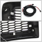 94-02 Dodge Ram Honeycomb Mesh Grille w/ LED DRL Lights - Matte Black