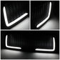 02-05 Dodge Ram Honeycomb Mesh Grille w/ LED DRL Lights Matte Black