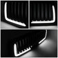 02-05 Dodge Ram Vertical Fence Style LED DRL Grille - Matte Black