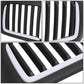 02-05 Dodge Ram Vertical Fence Style LED DRL Grille - Matte Black