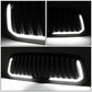 13-18 Dodge Ram 1500 Vertical Fence Style LED DRL Grille Matte Black