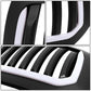 13-18 Dodge Ram 1500 Vertical Fence Style LED DRL Grille Matte Black