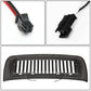 10-18 Dodge Ram 2500 3500 Vertical Fence Style LED DRL Grille Matte Black