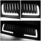 10-18 Dodge Ram 2500 3500 Vertical Fence Style LED DRL Grille Matte Black