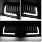 10-18 Dodge Ram 2500 3500 Vertical Fence Style LED DRL Grille Matte Black