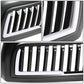 10-18 Dodge Ram 2500 3500 Vertical Fence Style LED DRL Grille Matte Black