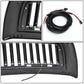 10-18 Dodge Ram 2500 3500 Vertical Fence Style LED DRL Grille Matte Black