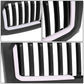 2009-2014 Ford F-150 Vertical Fence Style LED DRL Grille - Matte Black