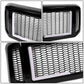 2005-2007 Ford F-250/F-350/F-450/F-550 Honeycomb Mesh Grille w/ LED DRL