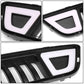 2015-2017 Ford Mustang Vertical Fence Style Front Lower Grille w/ LED DRL