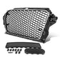 2014-2016 Audi A3 RS4 Style Grille Chrome Bezel Gloss Black