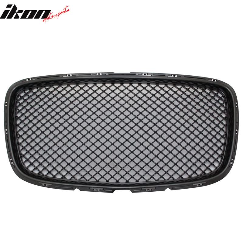 2015-2023 Chrysler 300 300C B Style Black Front Bumper Upper Grille