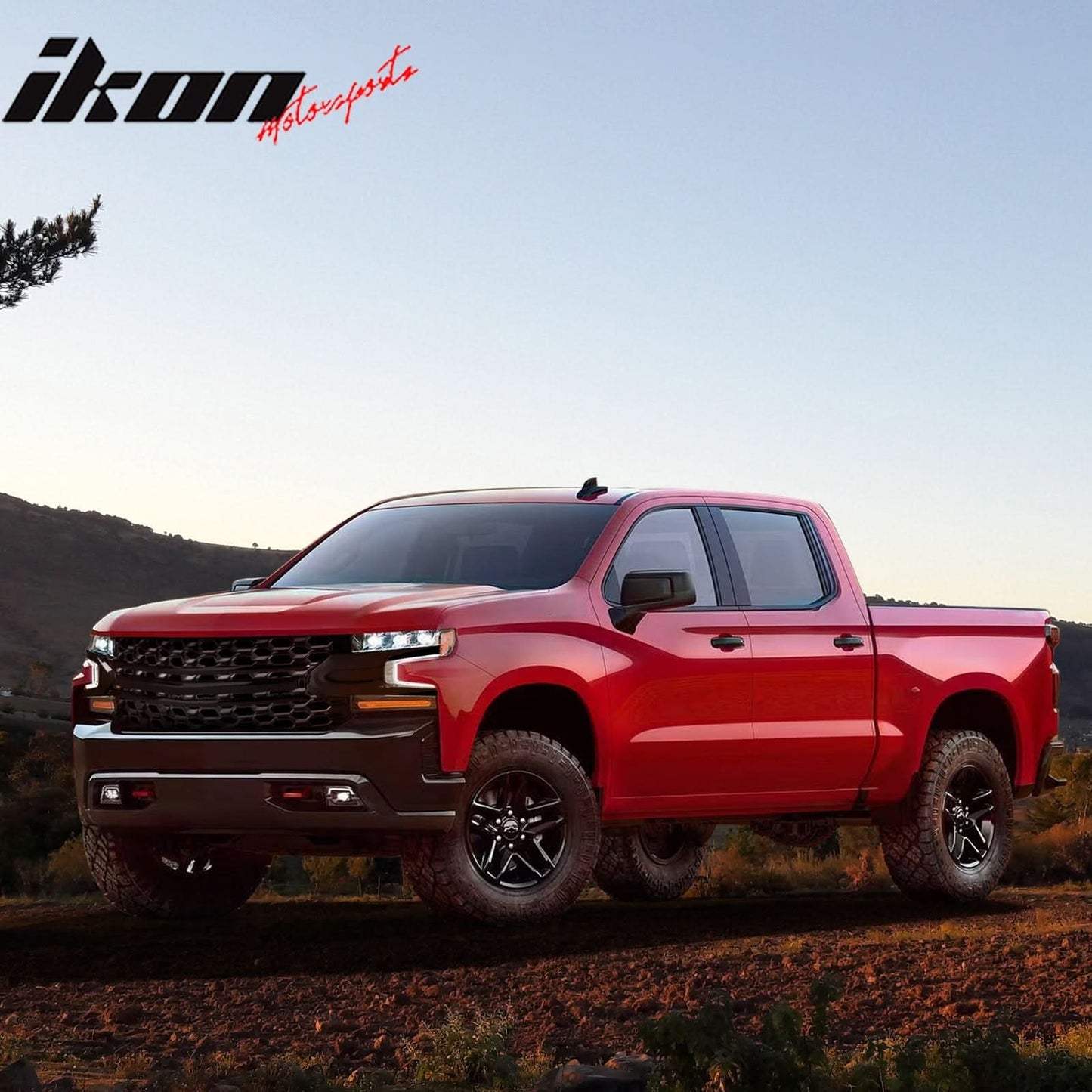 2019-2021 Silverado 1500 LT/LTZ/RST/High Country Black Car Grille