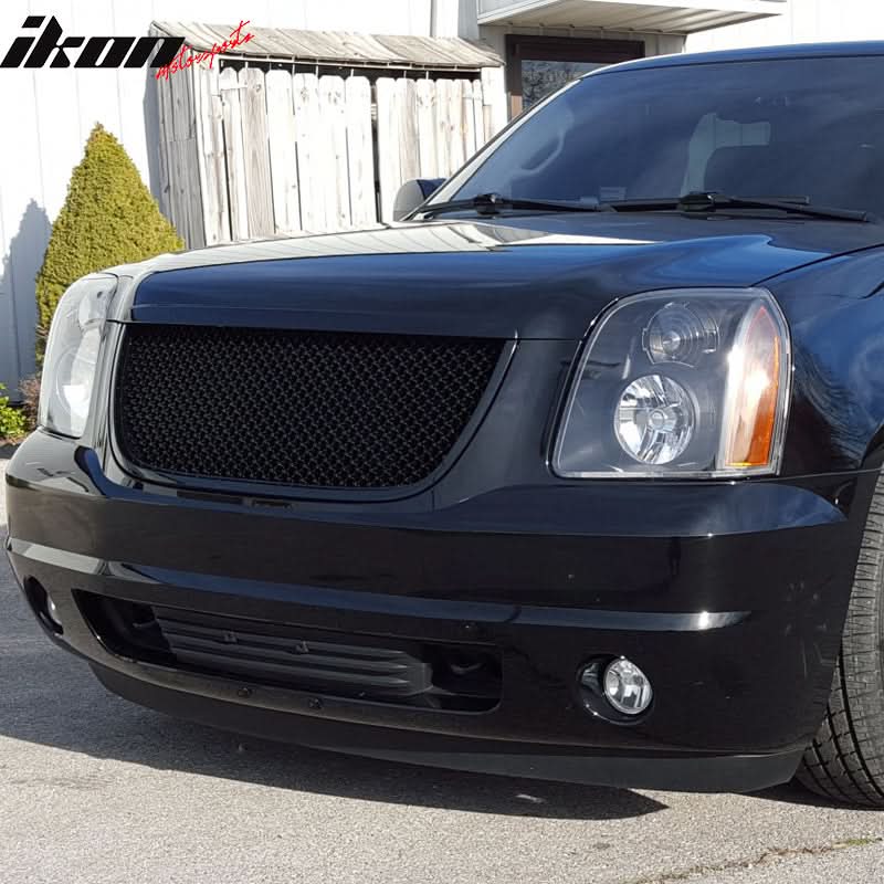 2007-2014 GMC Yukon XL 1500 Denali B Mesh Style Front Grille Grill ABS