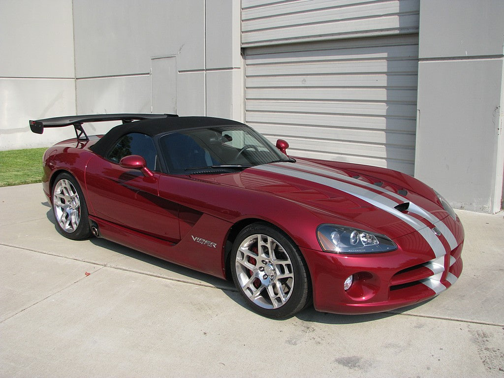 Dodge Viper Convertible GTC500 Carbon Fiber Adjustable Wing 2003 - 2010