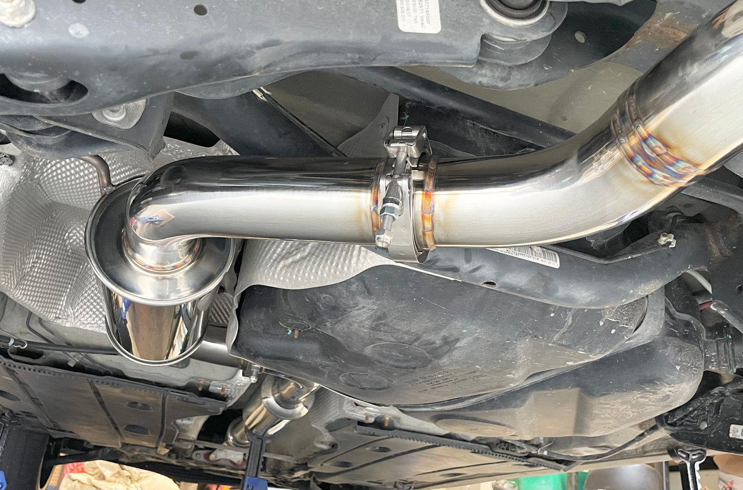 CCdesign **MK7.5** VW Golf GTI 3" Single Exit Catback Exhaust (Passenger Side)