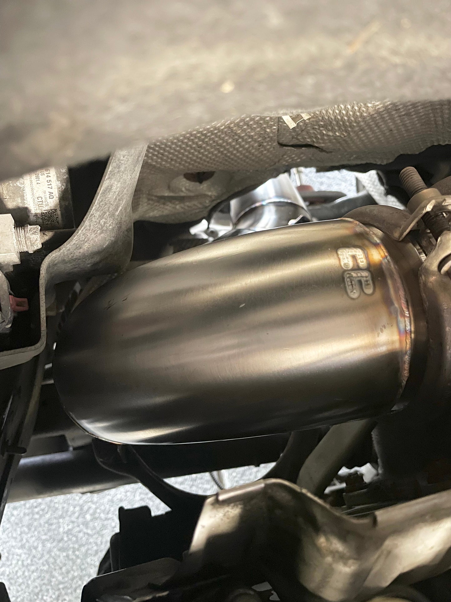CCdesign 4" GESi Catted Downpipe MK7/7.5 VW Golf R & 8V/8S Audi A3/S3 AWD
