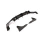 Audi RS7 C8 Sportback 4-Door Dry Carbon Fiber Rear Bumper Lip With Big Fins 2020 - 2021