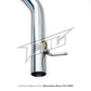 Stainless Steel Catback Exhaust System for Mercedes Benz AMG C43 3.0T