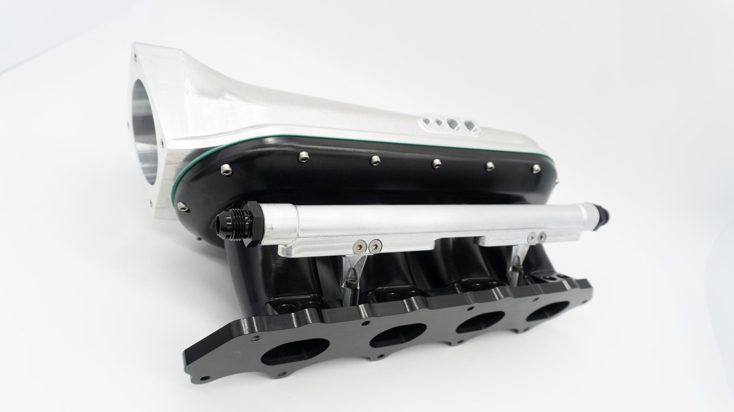 ASE H22 H Series Billet Intake Manifold Black Silver